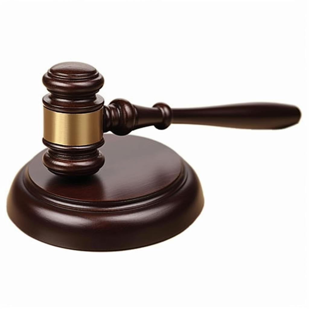 Wooden Gavel and Sound Block Set, Loud Clear Strike Judge Gavel for Meetings,…