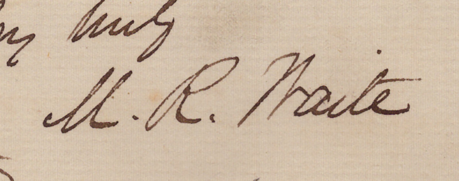 MORRISON R. WAITE – AUTOGRAPH LETTER SIGNED