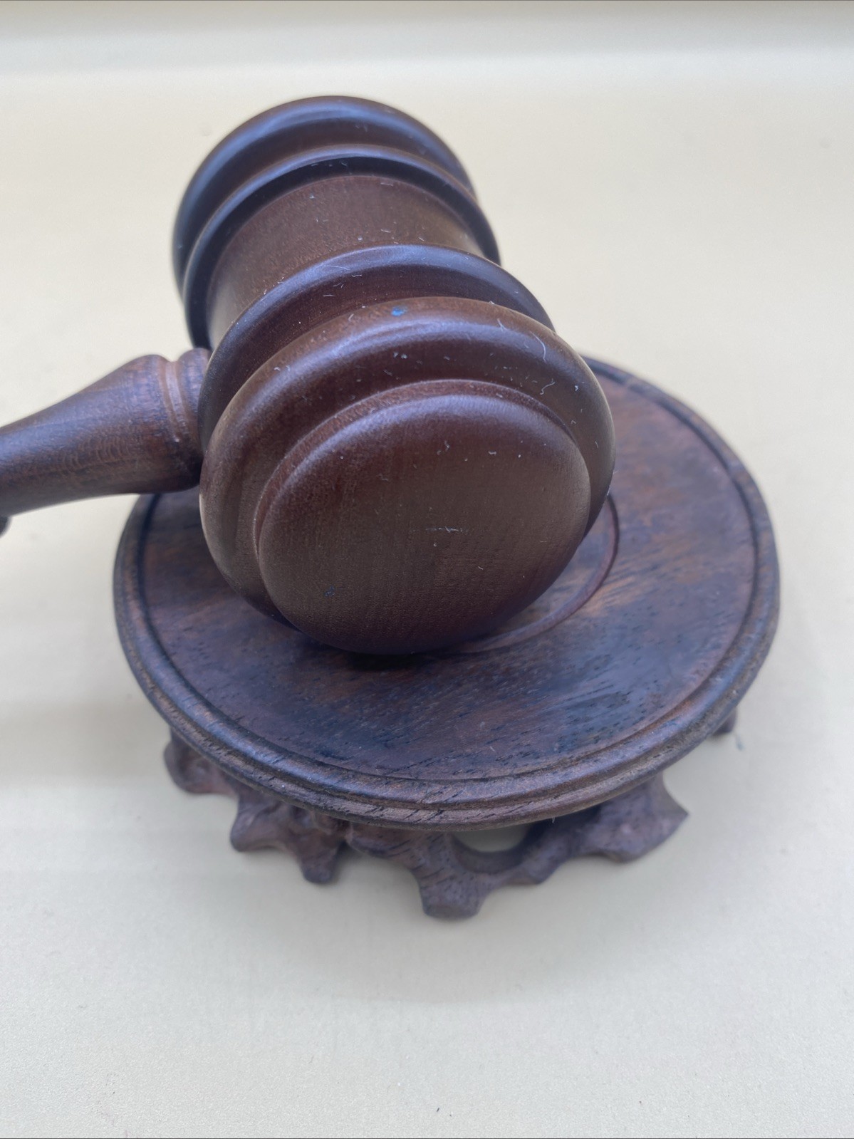 VTG Wooden Gavel See Pictures