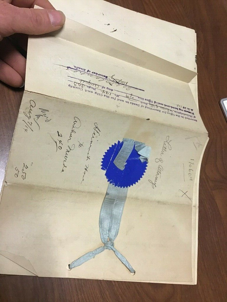 Original document: 1911 german & american WILL