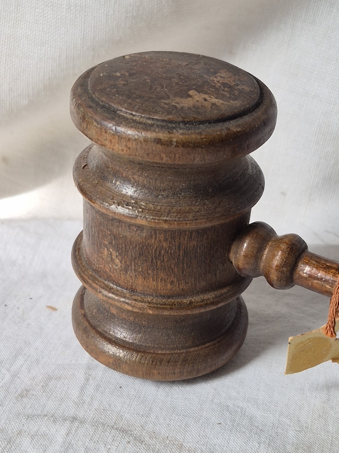 Vintage Antique Wooden 10.5″ Gavel Collectible Judge Auctioneer Wood Historical