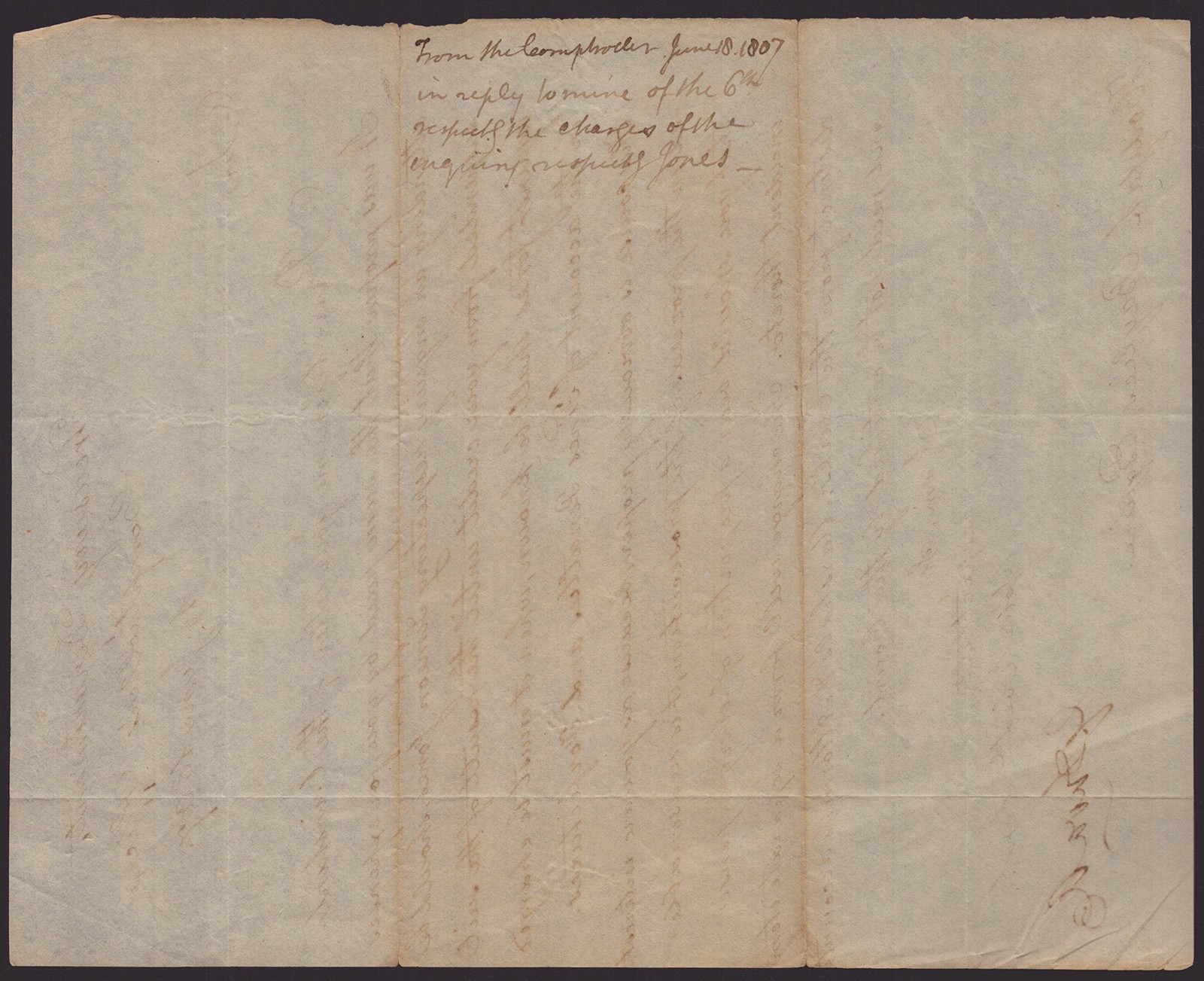 GABRIEL DUVALL – MANUSCRIPT LETTER SIGNED 06/18/1807