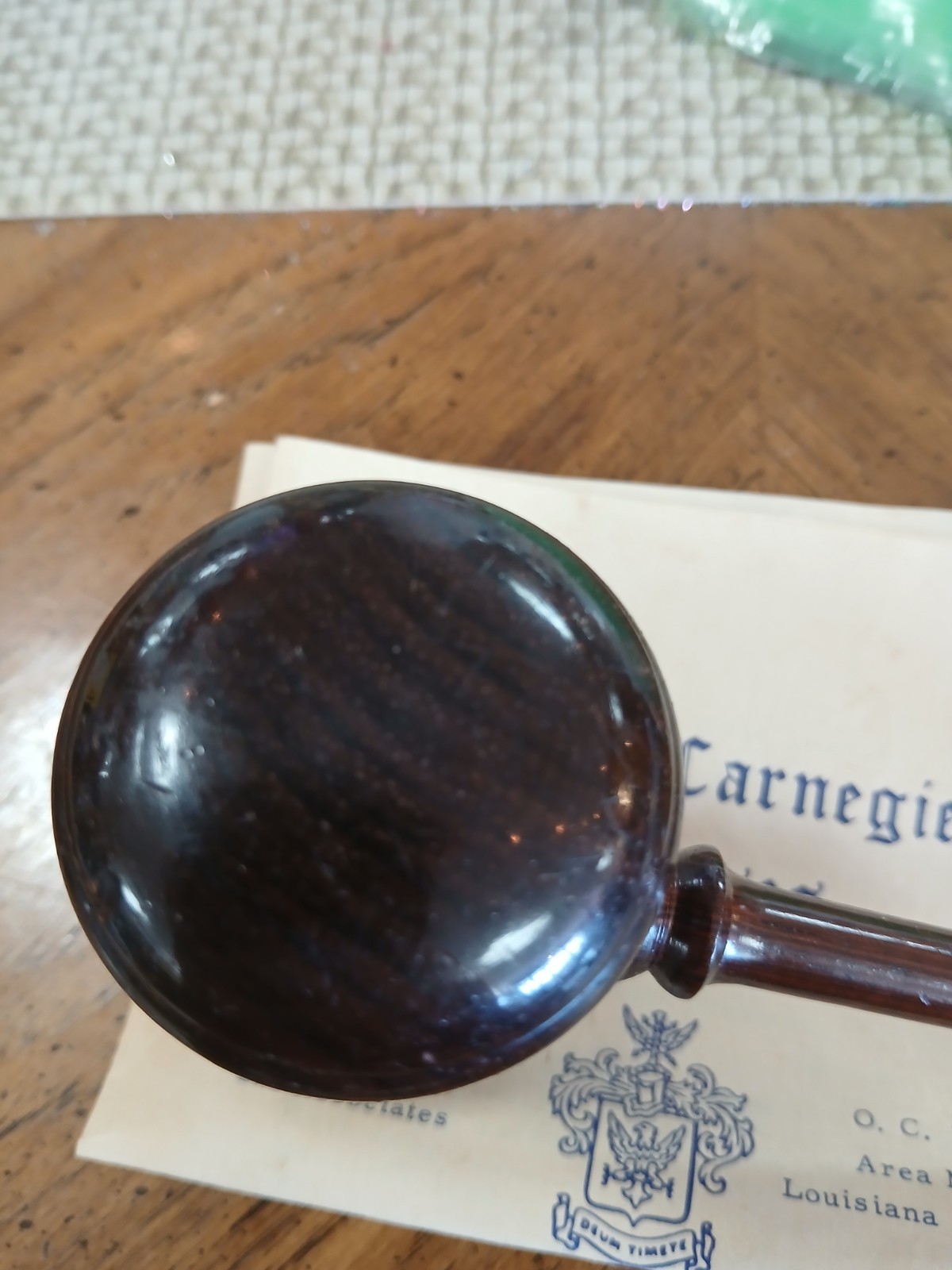 Auction Judge Gavel Hammer Prop Mallet Brown Wood Wooden Judges