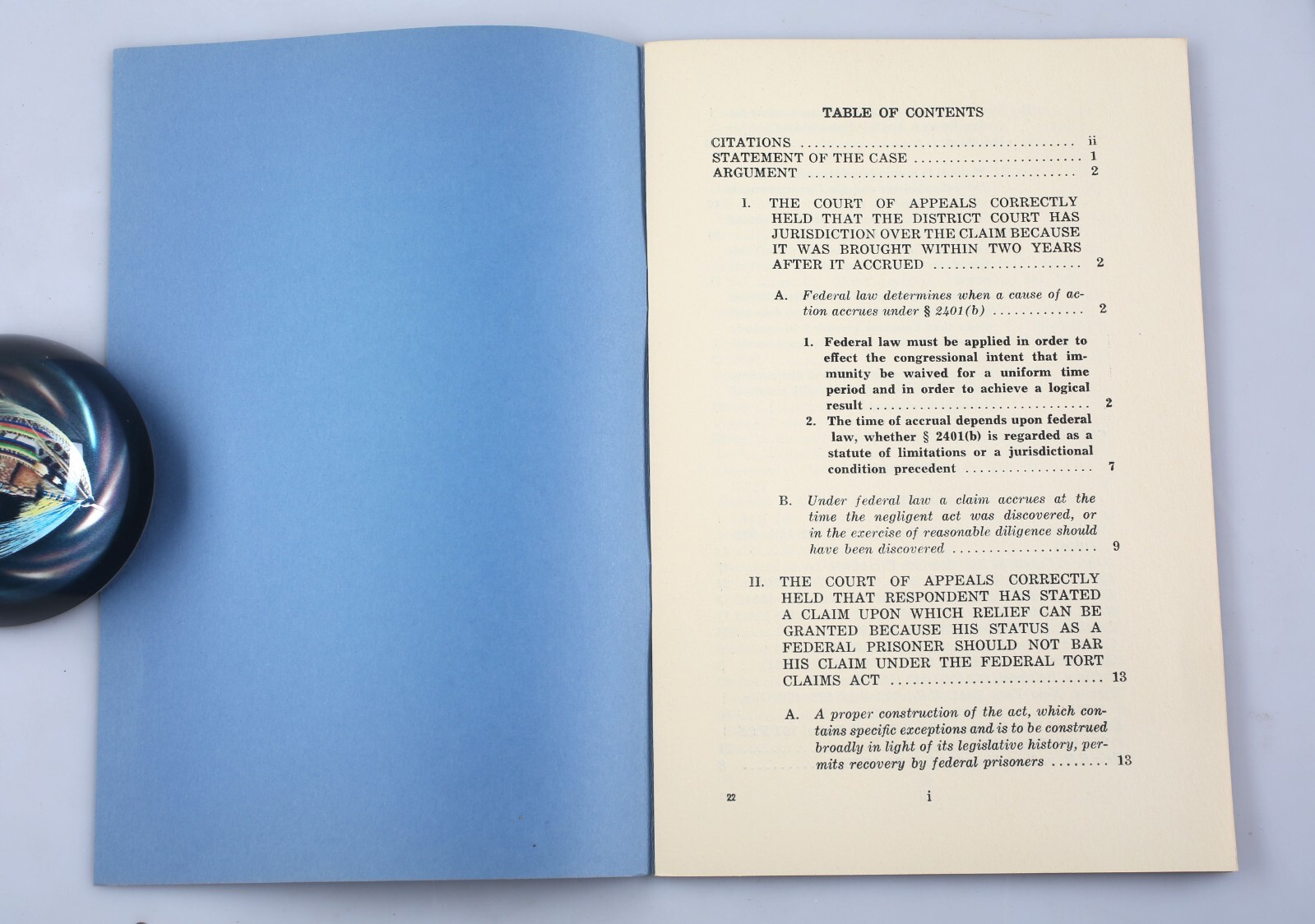 1963 Spring Term Supreme Court of Ames Booklet USA vs Henry Winston Case