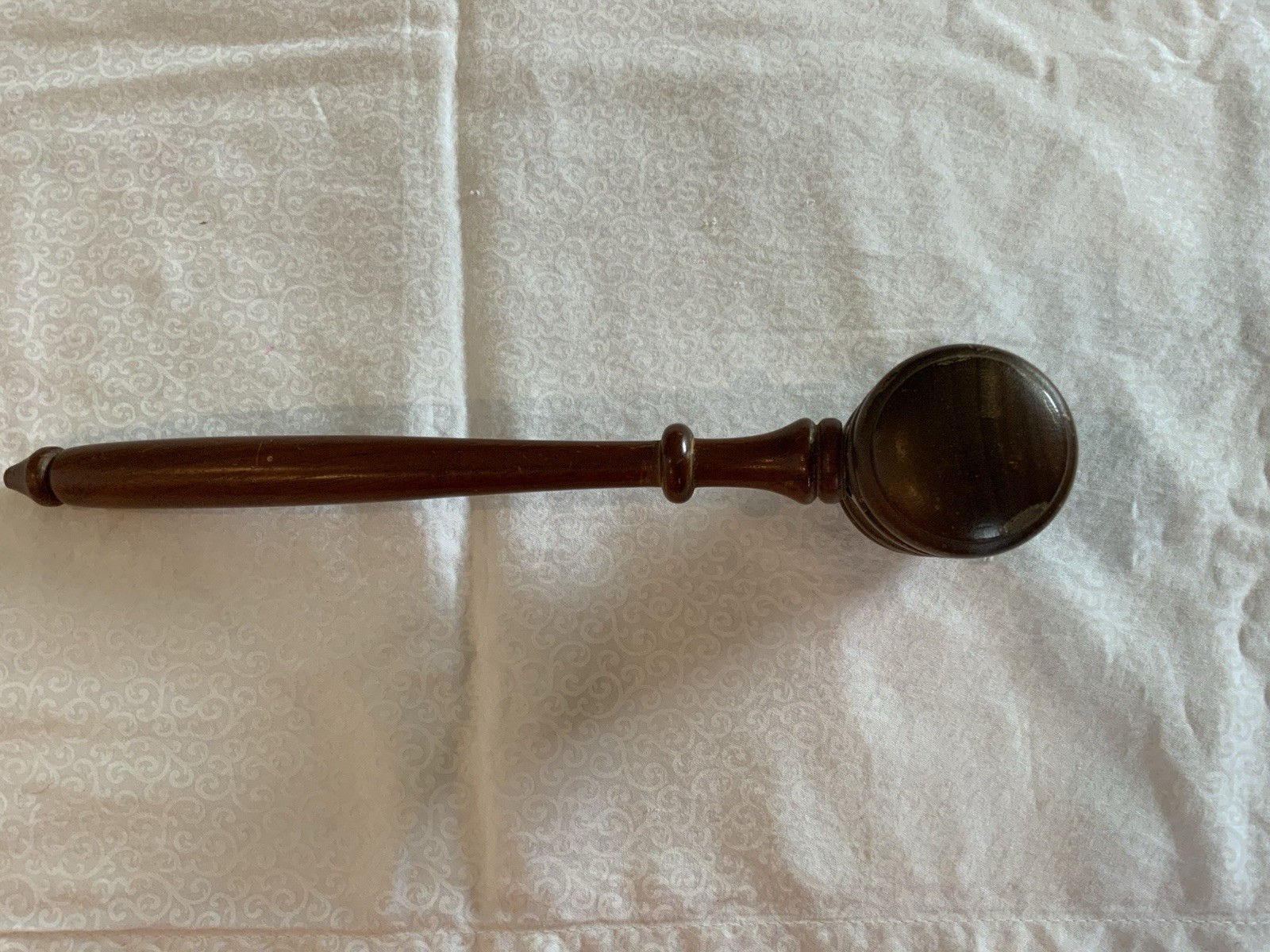 Vintage American Legion Wood Gavel Engraved Brass Band RED RHODE