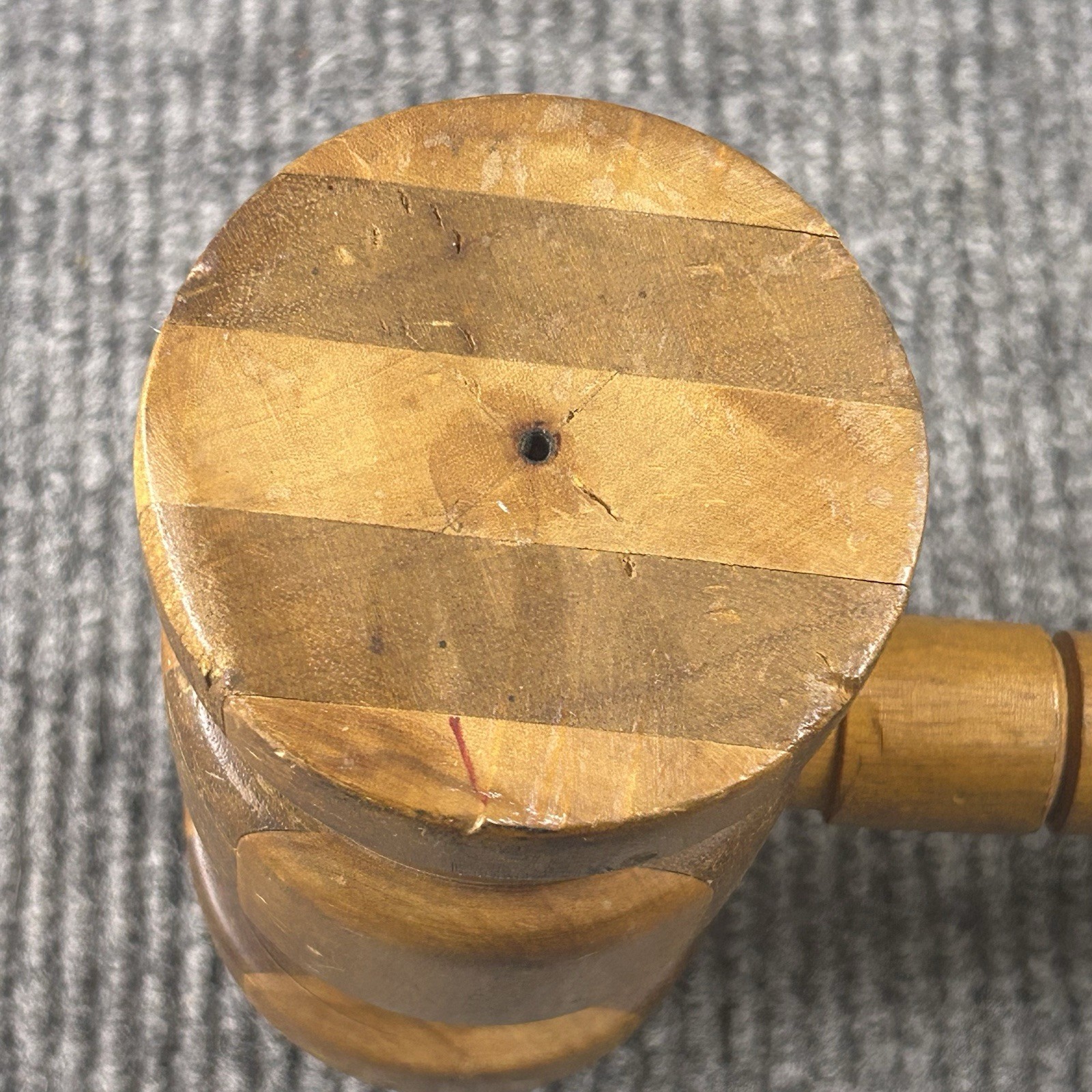 Vintage Wooden Gavel Judge Wooden Hammer Court Auctioneer