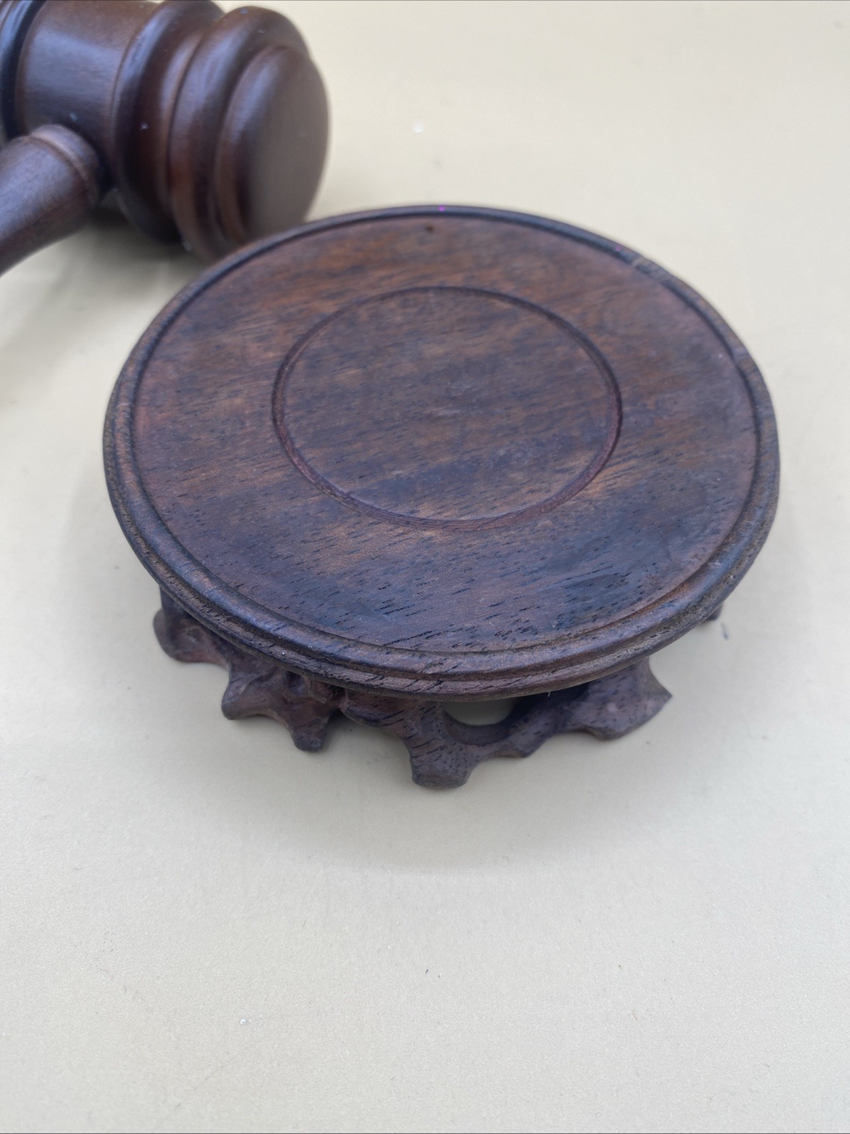 VTG Wooden Gavel See Pictures