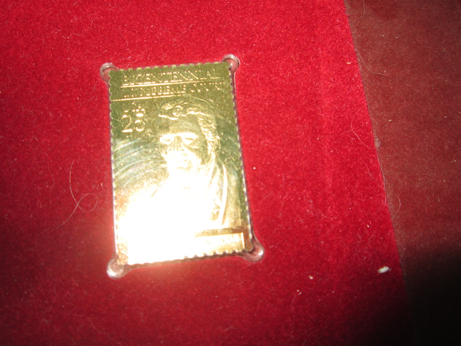 BiCentennial US Supreme Court 25 Cent Gold Tone Stamp John Marshall