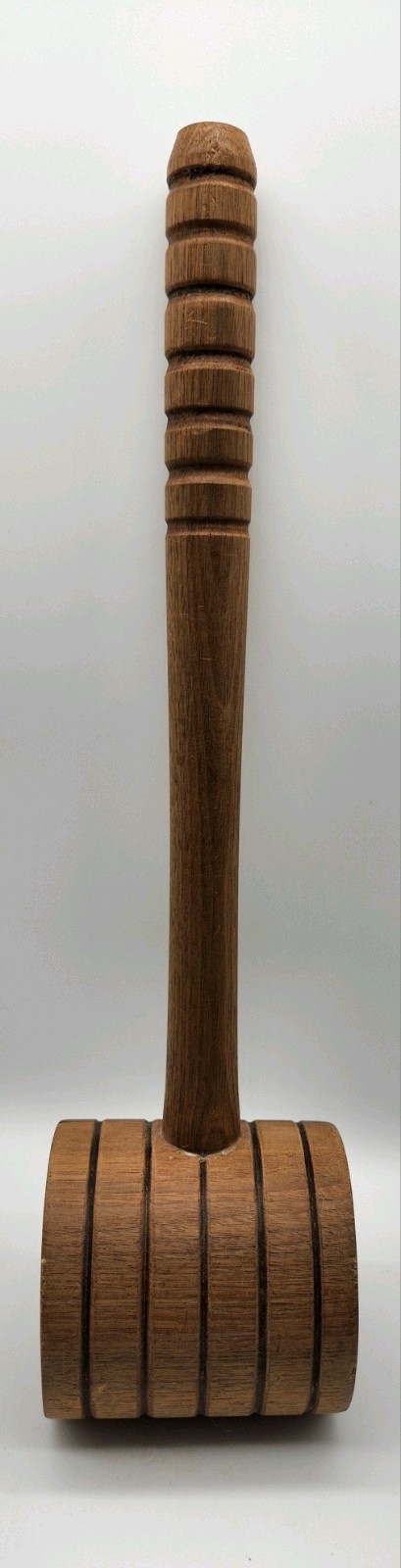 Turned 16” WOOD MALLET / GAVEL Vintage.