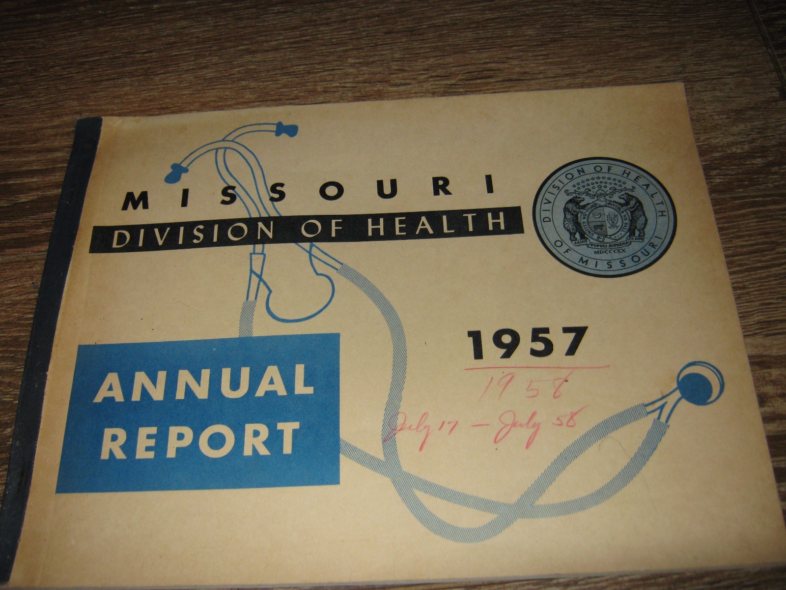 1957 Missouri Division Of Health Annual Report Does Public Health Repay Missouri