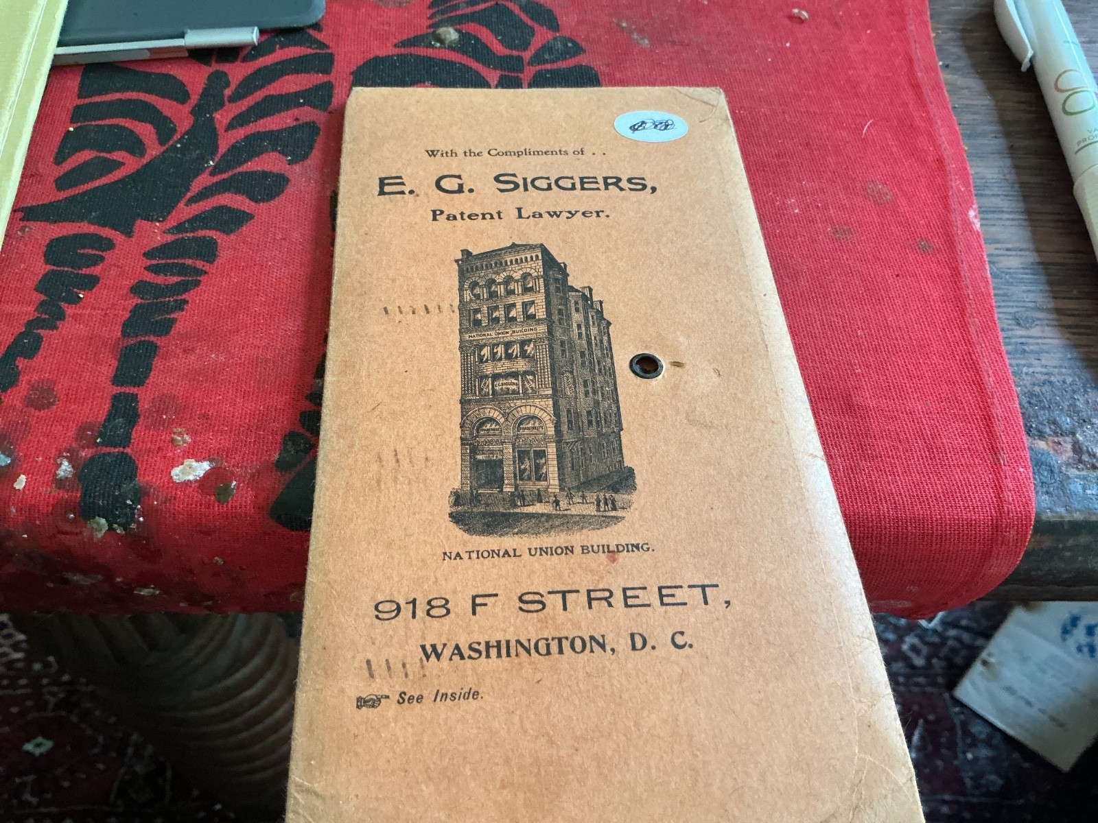 Patent Attorney E.G. Siggers 1910 Packet on International Patent Protection