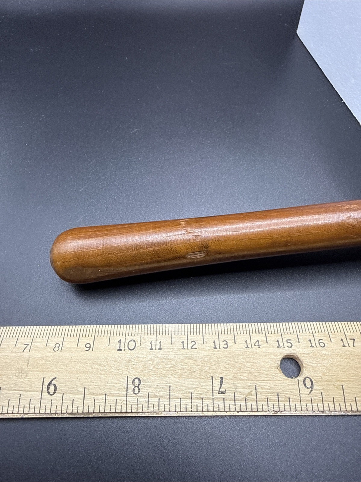Beautiful Vintage Dark Wood Judge’s Gavel – Solid Wood – Approx. 9”