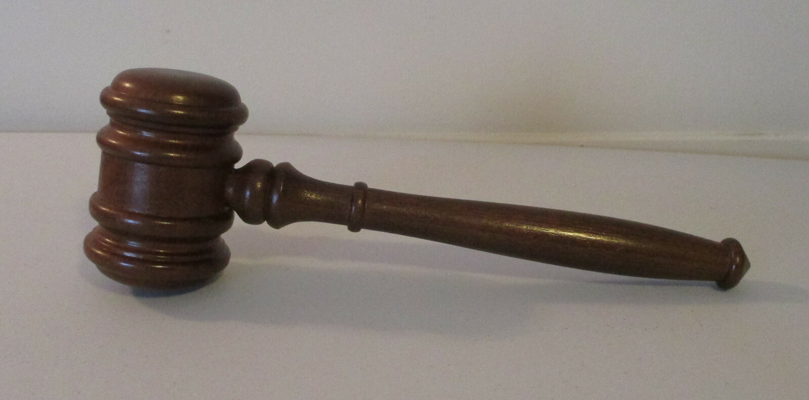 Vintage Drueke Presentation Gavel Judge Size Original Box Solid Walnut Unmarked