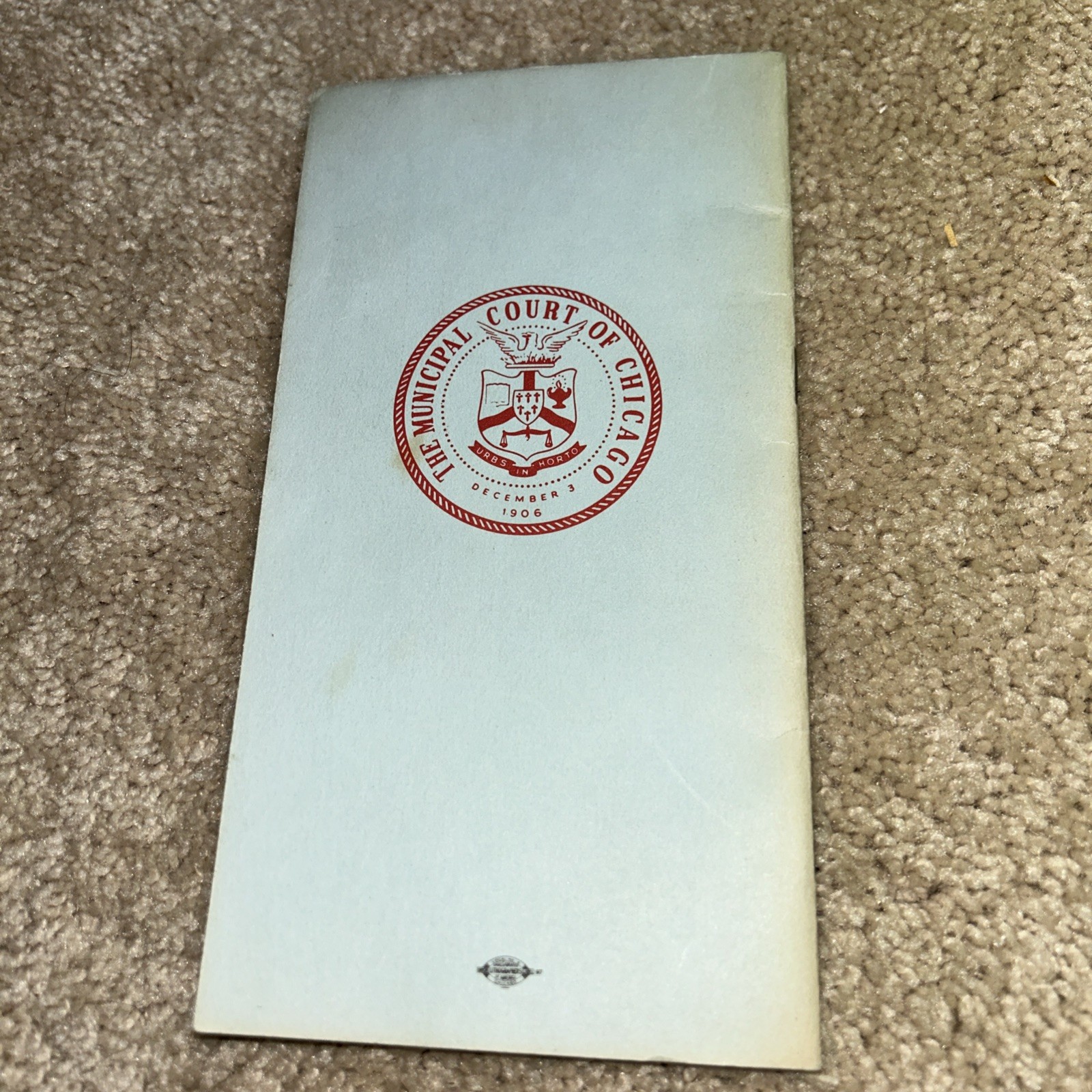 1960s City of Chicago Municpal Court TRAFFIC LAWS Book RICHARD J. DALEY