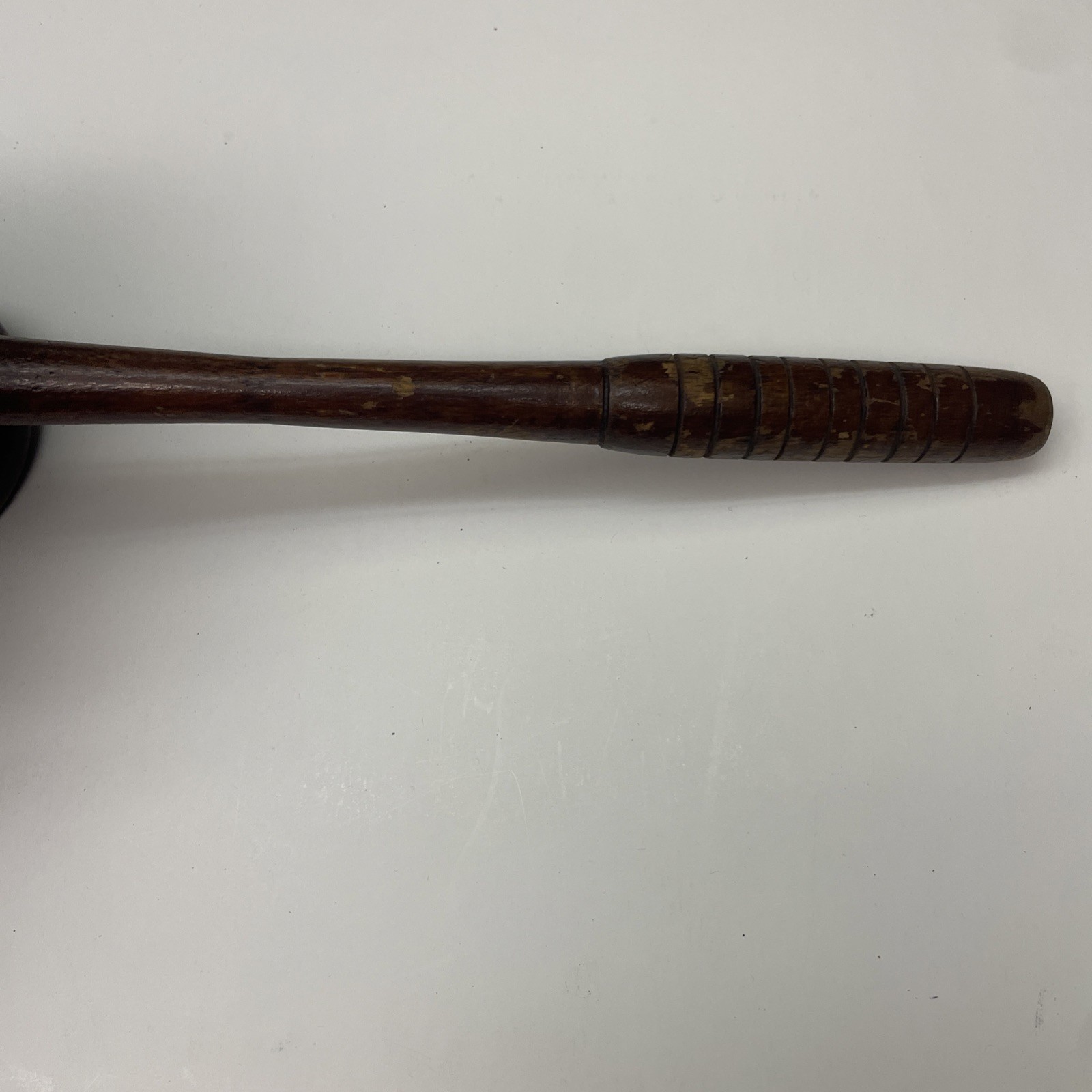 Vintage Wooden Gavel Wood Judge Auctioneer Mallet 11” Meeting Hammer