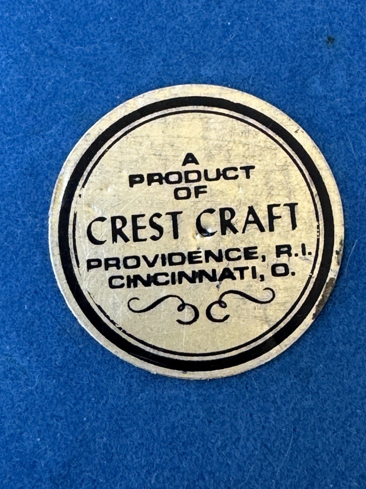 Souvenir 1960s Marble and Bronze Paperweight – US Supreme Court – Crest Craft