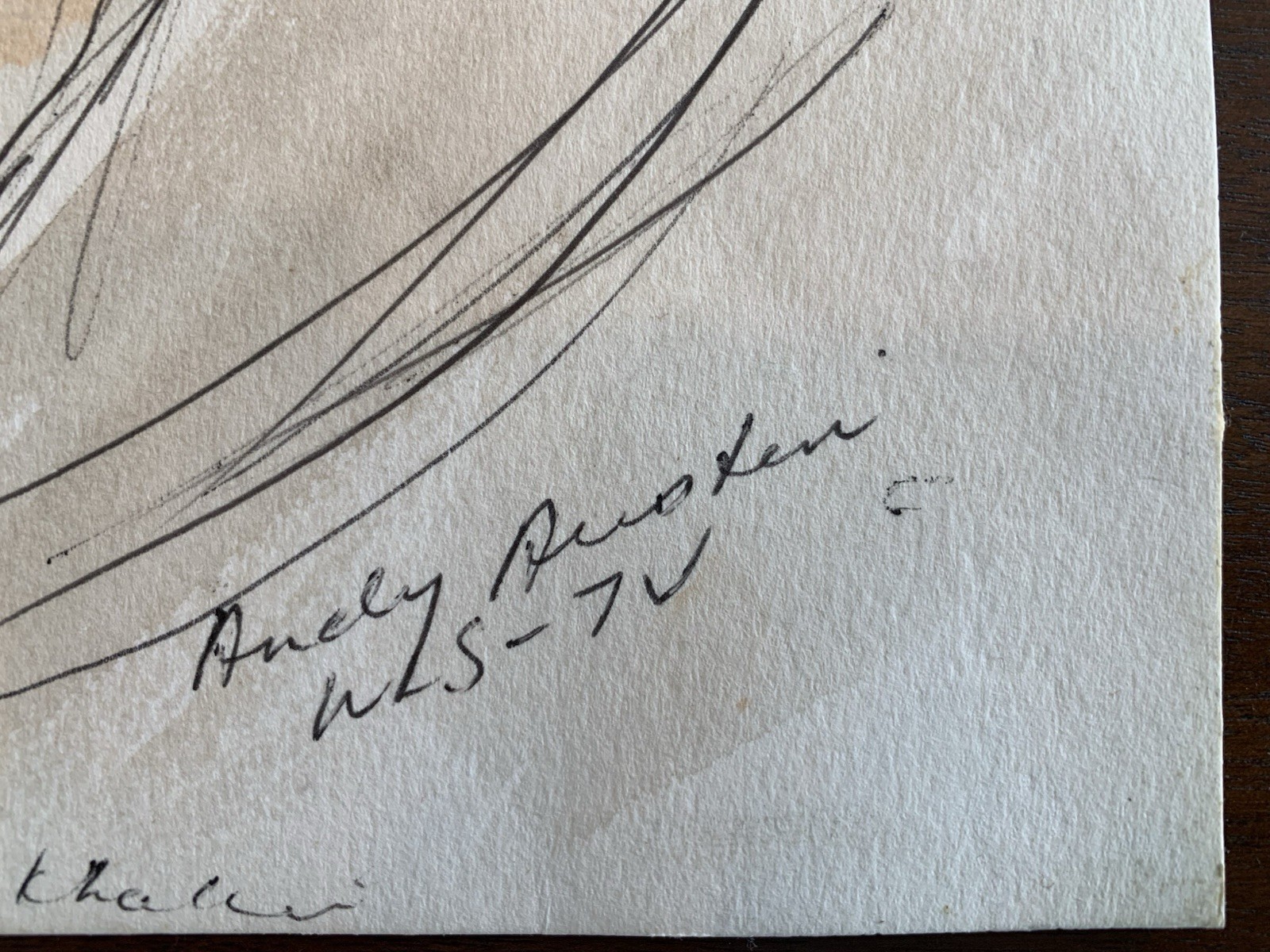 Signed Andy Austin Original «F.A.L.N.» 1981 Courtroom Watercolor Sketch Chicago