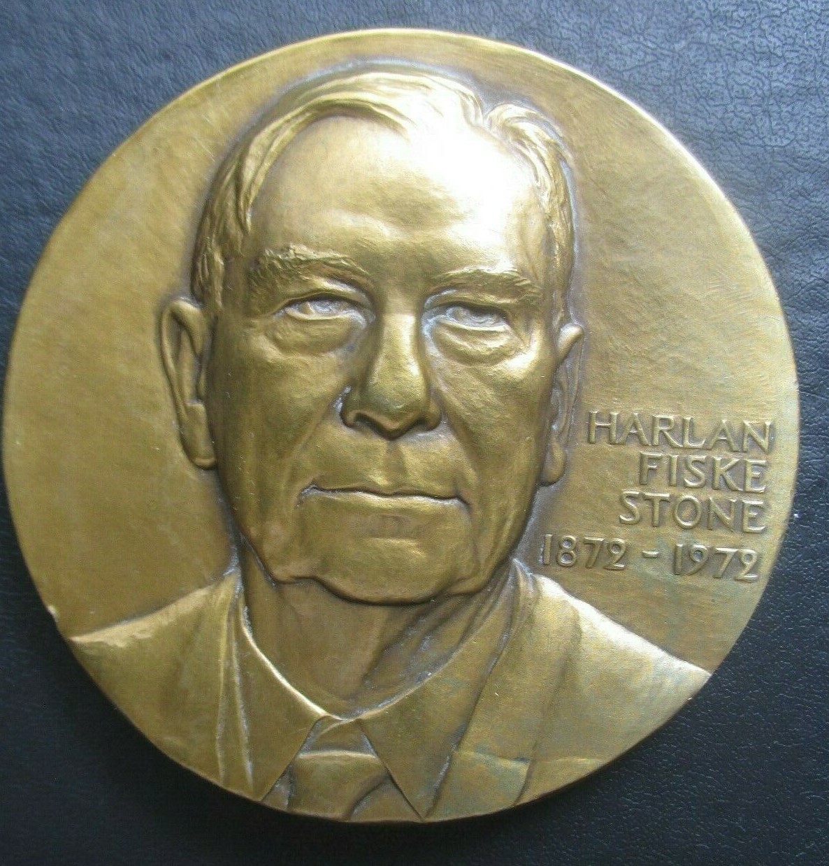 Columbia University Law Harlan Fiske Stone Fellowship Bronze Medal Medallic Art