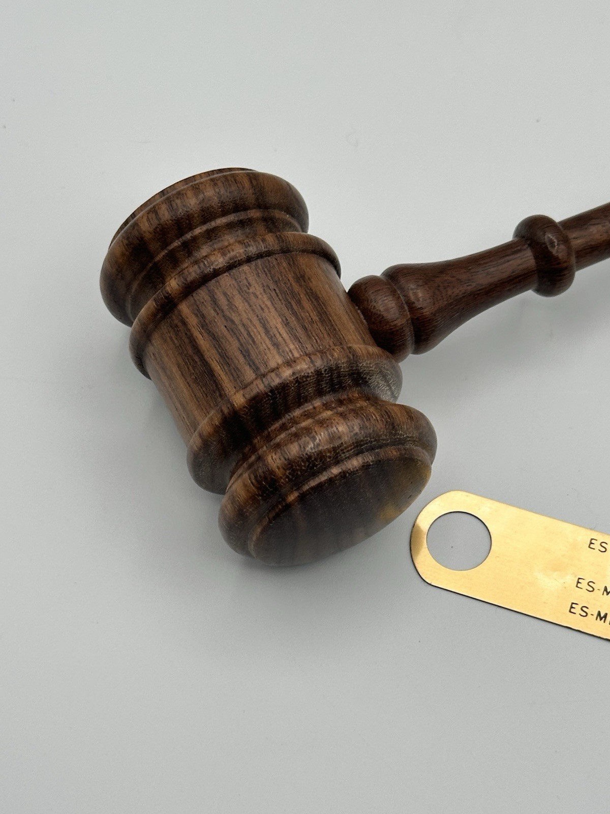 McGill Deluxe Walnut Gavel In Original Box 10.5” USA Made